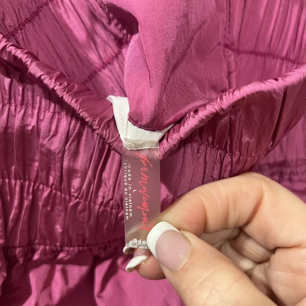 Free people movement The Way Home High-Waisted pink Magenta Shorts size large - Picture 6 of 7